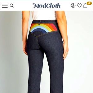 ModCloth Rainbows Follow Me Jeans 🌈